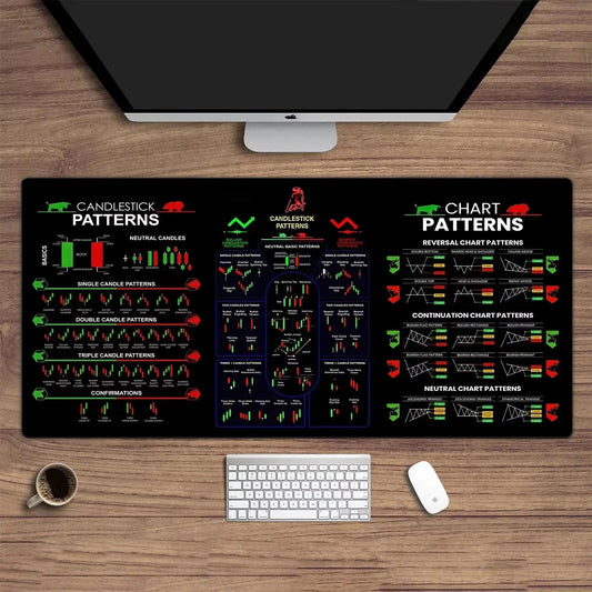 Crypto - Stock Market Chart Pattern Forex Mouse Pad || select your size